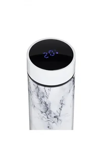 NOVEEN Butelka termiczna NOVEEN Marble TB2319 Biały TB2319 - Kubki termiczne NOVEEN Butelka termiczna NOVEEN Marble TB2319 Biały TB2319 - Kubki termiczne - miniaturka - grafika 4