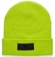 Czapki narciarskie - 4F Czapka męska zielony neon H4Z20 CAM013 41N L - miniaturka - grafika 1