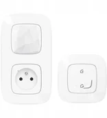 Systemy inteligentnych domów - Legrand Valena allure with Netatmo 752595 - zestaw startowy podstawowy (gniazdo control, łącznik bezprzewodowy wyjście/powrót) BIAŁY 752595 - miniaturka - grafika 1