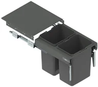 Kosze na śmieci - Rejs Kosz na śmieci do zabudowy Segrego 45 H=32 cm cm 2 x 15 l - miniaturka - grafika 1