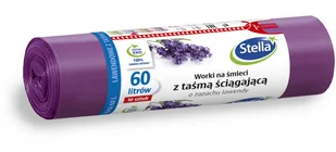 Stella Worki na śmieci Pack 60L lawendowe 10szt - Worki na śmieci - miniaturka - grafika 3