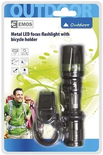 Emos Latarka 3W z zoomem i uchwytem - Latarki - miniaturka - grafika 2