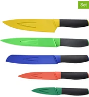 Noże kuchenne - BENETTON Noże kuchenne (5 szt.) w kolorze czarnym ze wzorem - miniaturka - grafika 1