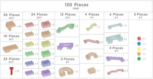 Masterkidz MASTERKIDZ Zestaw Konstrukcyjny Tor dla Piłek Tablica STEM 120elementów ME14665 - Tablice dla dzieci - miniaturka - grafika 3