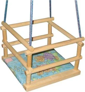 Malimas Huśtawka Drewniana z poduszką - Place zabaw - miniaturka - grafika 3