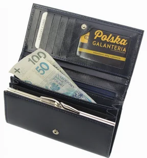 Z.Ricardo (PL) Portfel Damski (PL) Długi Z Klapką I Klamrą Wewnątrz Skóra Naturalna Licowa ZR036 - Portfele - miniaturka - grafika 17