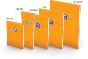 OXFORD Notatnik w kratkę A5 80 kartkowy 100106280 - Notesy i bloczki - miniaturka - grafika 4