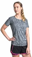 Koszulki sportowe męskie - Trespass Daffney szybkoschnący t-shirt damski z odblaskowymi detalami, szary, xxs - miniaturka - grafika 1