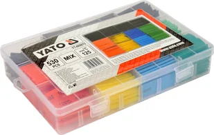 YATO ZESTAW KOSZULEK TERMOKURCZLIWYCH ZAWIERA 530 SZTUK - Akcesoria do lutowania - miniaturka - grafika 3