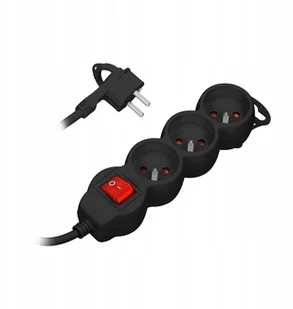 Płaska Wtyczka Listwa Zasilająca Przedłużacz - Listwy zasilające - miniaturka - grafika 2