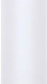 Pasmanteria - PartyDeco Tiul gładki, biały, 0,08 x 20 m TIU8-008 - miniaturka - grafika 1