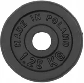 Obciążenia - Talerz żeliwny 1,25kg obciażenie krążek 30mm - miniaturka - grafika 1