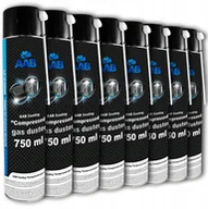 Środki i akcesoria czyszczące do komputerów - 8x Aab Cooling Sprężone Powietrze 750ml + 16xRURKA - miniaturka - grafika 1