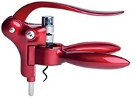 Korkociągi i otwieracze - Excelsa enoteque korkociąg z dźwignią ręczną metalik, tworzywo sztuczne, czerwony metalik, 18.5 x 13.5 x 4 cm 49149 - miniaturka - grafika 1