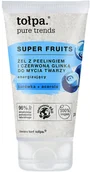 Pasty do zębów - Tołpa żel z peelingiem i czerwoną glinką do mycia twarzy, 150 ml TPT013 - miniaturka - grafika 1