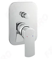 Baterie podtynkowe - Ferro Alba VerdeLine bateria natryskowa podtynkowa chrom BLB7PVL BLB7PVL - miniaturka - grafika 1