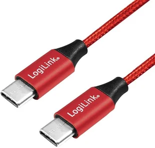 LogiLink USB-C 1.0m czerwony CU0156 - Kable USB - miniaturka - grafika 2