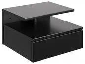 Szafki nocne - Actona Szafka nocna Ashlan Black 237554 [15772447] - miniaturka - grafika 1