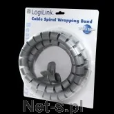 Inne akcesoria elektryczne - LogiLink Opaska spiralna do kabli 1,5m 28mm - miniaturka - grafika 1