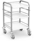 Meble i wyposażenie gabinetów medycznych - Ztm Tech-med STKO-01/A KO stolik-wózek zabiegowy ze stali kwasoodpornej STKO-01/A (KO) - miniaturka - grafika 1