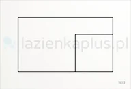 Przyciski spłukujące - TECE Velvet przycisk spłukujący biały 9240735 - miniaturka - grafika 1