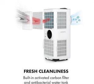 Klarstein Kraftwerk Smart 12K, klimatyzator, 12 000 BTU, sterowanie przy użyciu aplikacji, biały ACO15-Kraftwerk12K W - Klimatyzatory - miniaturka - grafika 7