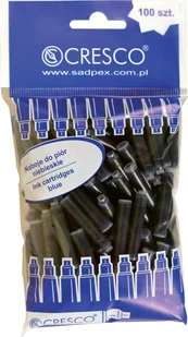 Naboje do pióra niebieskie pakowane po 100 sztuk 080023 - Wkłady do długopisów - miniaturka - grafika 2