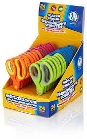 Astra Nożyczki szkolne z ergonomicznym uchwytem i podziałką mix - Przybory szkolne - miniaturka - grafika 2