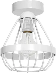 Milagro Plafon LAMPA sufitowa CAGE 679 natynkowa OPRAWA druciana klatka loft szara 679 - Lampy sufitowe - miniaturka - grafika 2