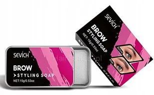 Mydełko Wosk Modelowanie Stylizacja Brwi + Grzebyk - Akcesoria i kosmetyki do stylizacji brwi - miniaturka - grafika 2