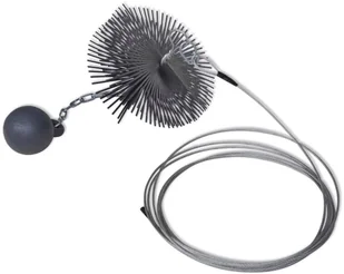 vidaXL vidaXL Okrgła szczotka kominowa, średnica 20 cm - Kominy i akcesoria - miniaturka - grafika 3