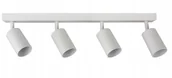 Lampy sufitowe - Mdeco Biała lampa sufitowa SLP8176 natynkowy spot 4-płomienny biały - miniaturka - grafika 1