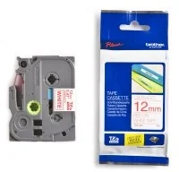 Brother Taśma 12mm RED ON WHITE - Akcesoria do kas i terminali - miniaturka - grafika 6