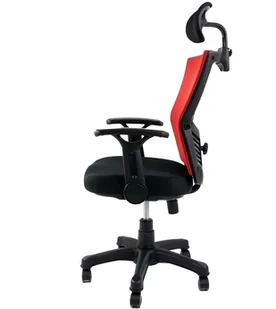 Fotel biurowy, krzesło biurowe ARTNICO Fotel biurowy ergonomiczny Artnico Mesh B20 czerw 130554 - Fotele i krzesła biurowe - miniaturka - grafika 3