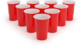 BeerCup BeerCup Nadal Classics, klasyczne czerwone kubki imprezowe, 16 oz, 473ml, kubki, wielokrotnego użytku, solidne 106 - Inne gry towarzyskie - miniaturka - grafika 2