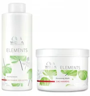 Zestawy kosmetyków damskich - Wella Elements Szampon 1000ML Maska 500ML Zestaw - miniaturka - grafika 1