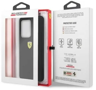 Ferrari Hardcase FESSIHCS69BK S20 Ultra G988 czarny/black Silicone hurtel-62366-0 - Etui i futerały do telefonów - miniaturka - grafika 7