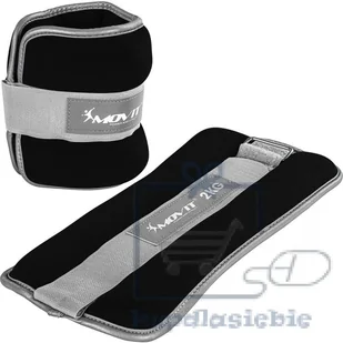 Movit Neoprenowe ciężarki mankiety odblaskowe - 2 x 2 kg - Pozostały sprzęt siłowy - miniaturka - grafika 17