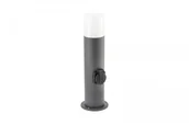 Lampy ogrodowe - GTV Oprawa stojąca słupek 40cm CORTA E27 IP44 GRAFIT OS-CORP40G-30 - miniaturka - grafika 1