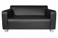 Sofy i kanapy - Roman Orlik - Zakład Tapicerski Sofa OSKAR - eko skóra kolor czarny - miniaturka - grafika 1