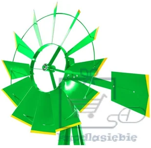 Tuin Wiatrak ogrodowy 245 cm zielony - Pozostałe ozdoby ogrodowe - miniaturka - grafika 2