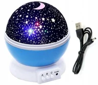 Projektory dla dzieci - Lampka Nocna Dla Dzieci Lampa Projektor Gwiazd 360 - miniaturka - grafika 1