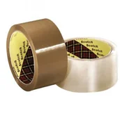 Akcesoria do pakowania - Scotch 3M Taśma pakowa 3M reg 50mm x 66m Hot Melt 13K038S Taśma pakowa - miniaturka - grafika 1