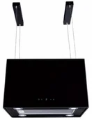 Okapy kuchenne - Toflesz OK-4 SANDY MAXI GLASS CZARNY - miniaturka - grafika 1