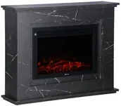 Kominki elektryczne - FERRETTI Cloe marmur 2000W czarny - miniaturka - grafika 1