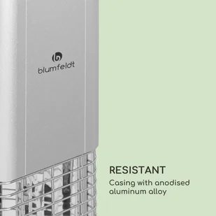 Blumfeldt Blumfeldt Heat Guru Plus grzejnik na podczerwień promiennik podczerwieni 2000 W 3 stopnie grzania pilot, srebrny HHG6-HeatGuruPlus-S - Ogrzewanie przenośne - miniaturka - grafika 7