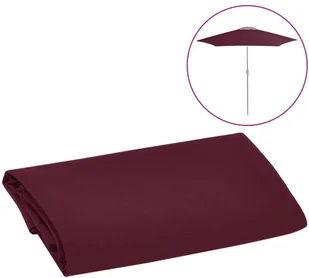 vidaXL Pokrycie do parasola ogrodowego bordowe 300 cm 313800 - Pozostałe meble ogrodowe - miniaturka - grafika 2