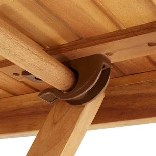 vidaXL Składany stół ogrodowy, 60x60x75 cm, lite drewno akacjowe - Stoły ogrodowe - miniaturka - grafika 8