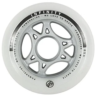 Powerslide Infinity II 905228 4-częściowy zestał kółek do łyżworolek, 80 mm, kolor biały 905228_Weiß_80mm - Akcesoria do skatingu Powerslide Infinity II 905228 4-częściowy zestał kółek do łyżworolek, 80 mm, kolor biały 905228_Weiß_80mm - Akcesoria do skatingu - miniaturka - grafika 1