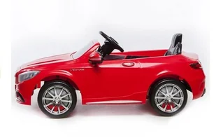 Import LEANToys Auto Na Akumulator Mercedes S63 AMG Czerwony LT1748-0 - Pojazdy elektryczne dla dzieci - miniaturka - grafika 4